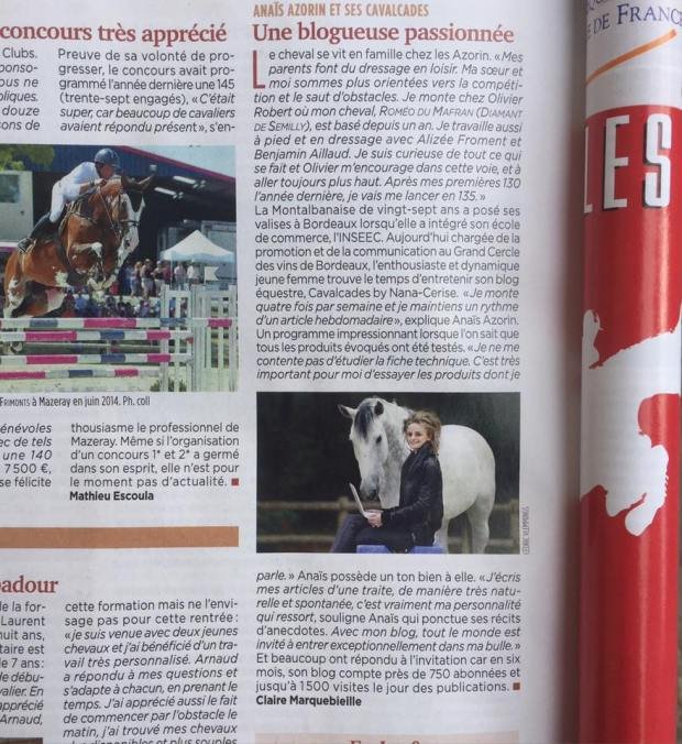 Article eperon cavalcades